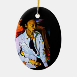 I AM BLACK BUT COMELY Porcelain ornament