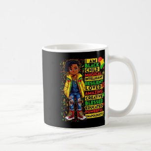 I Am Black Child History Month African American Ki Coffee Mug