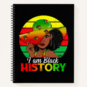 I Am Black History African America Notebook