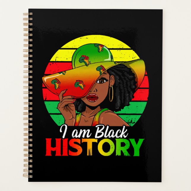 I Am Black History African America Planner (Front)