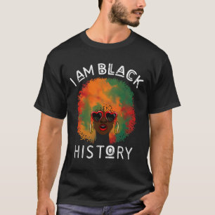 I Am Black History African-american Melanin Queen T-Shirt