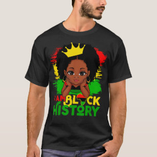 I Am Black History BHM Black Pride Black Melanin G T-Shirt