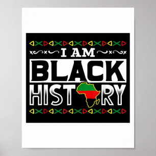 I Am Black History Bhm Poster