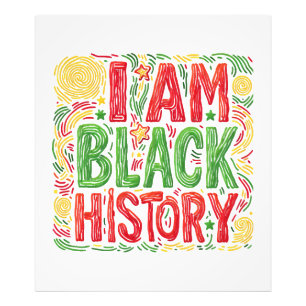I Am Black History - Black Activism Photo Print