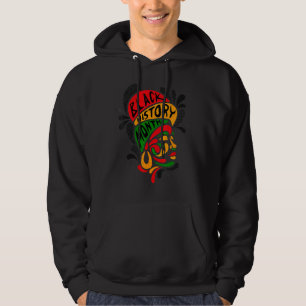 I Am Black History  Black History Month & Pride Af Hoodie