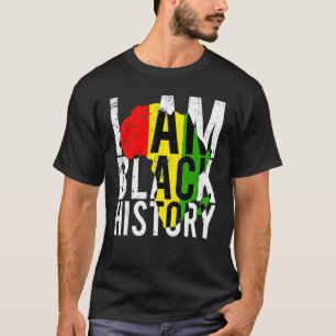 I Am Black History Black History Month & Pride Gif T-Shirt