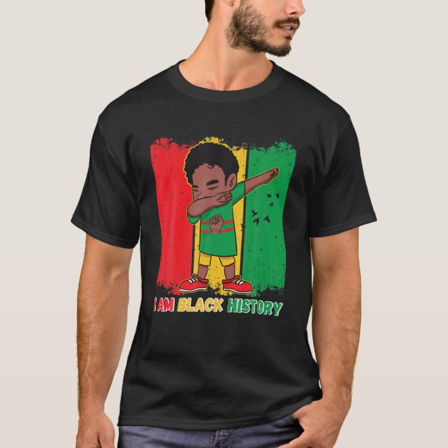 I Am Black History, Black History Month Toddler T-Shirt (Front)
