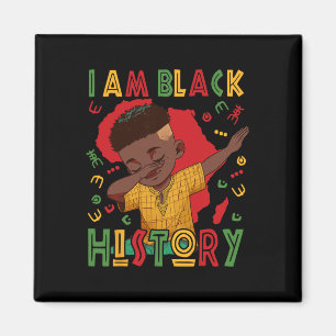 I Am Black History Boy Black History Month Magnet