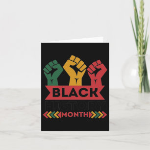 I Am Black History  Card