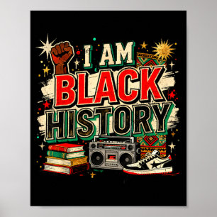 I Am Black History Culture Pride Poster