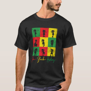 I am Black History Cute Afro Girl with dreadlocks T-Shirt