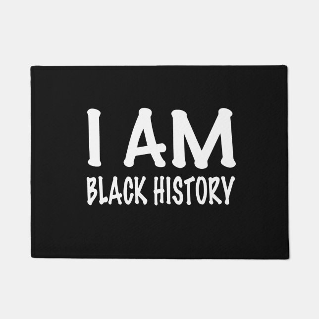 I Am Black History Doormat (Front)