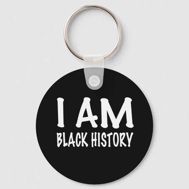I Am Black History Key Ring (Front)