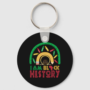 I Am Black History Kids Boys Black History Month 1 Key Ring