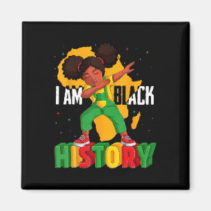 I Am Black History Kids Girls Women Black History Magnet