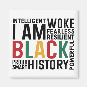 I Am Black History Magnet