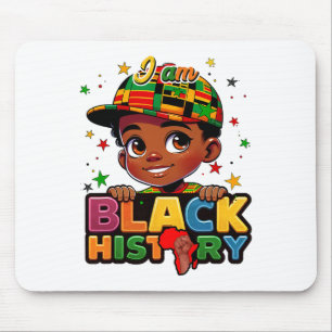 I Am Black History Matching Boys Girls Black Histo Mouse Mat