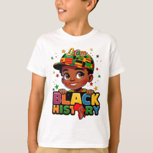 I Am Black History Matching Boys Girls Black Histo T-Shirt