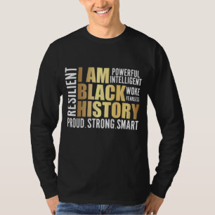 I am Black History Melanin Diversity T-Shirt