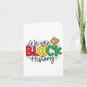 I Am Black History Melanin Men Women Kids Premium Card
