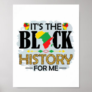 I Am Black History Melanin Men Women Kids Premium  Poster
