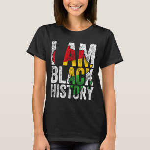 I Am Black History Men Women Black History Month A T-Shirt