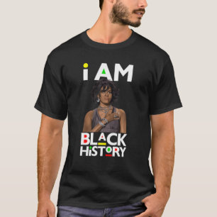 I Am Black History Michelle Obama International Wo T-Shirt