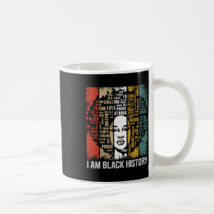 I Am Black History Month 2024 Women Girls Black Qu Coffee Mug