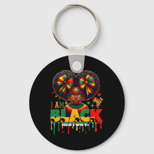 I Am Black History Month African American For Girl Key Ring
