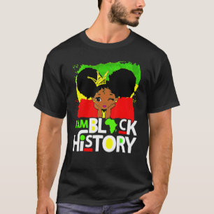 I Am Black History Month African American Pride Gi T-Shirt