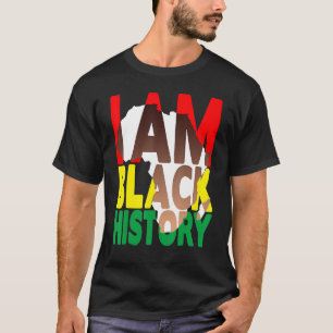 I Am Black History Month African American Pride Me T-Shirt