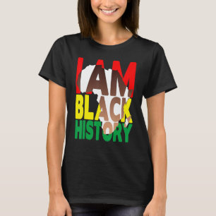I Am Black History Month African American Pride Me T-Shirt