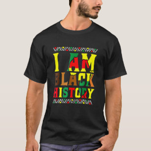 I Am Black History Month Afro African Pride Men Wo T-Shirt