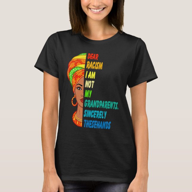 I Am Black History Month Black Queen BHM Pride Mel T-Shirt (Front)