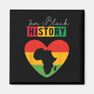 I Am Black History Month Celebrate Afro Women Vale Magnet