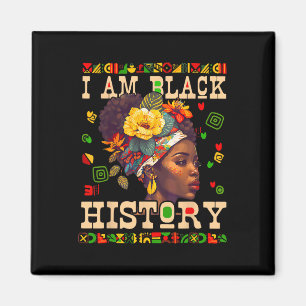 I Am Black History Month Celebration African Ameri Magnet