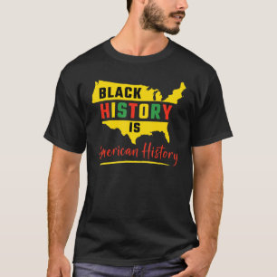 I Am Black History Month Proud African American Aw T-Shirt