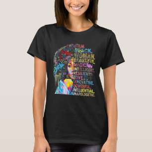 I Am Black History Month, Strong African Queen Gir T-Shirt