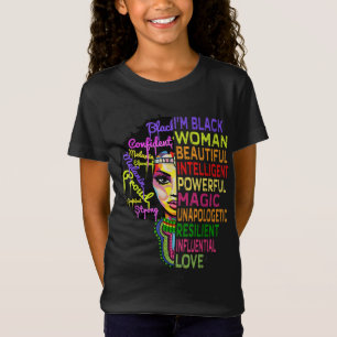 I Am Black History Month Woman - Black Girl Magic T-Shirt