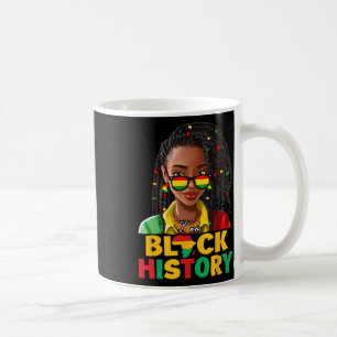 I Am Black History Month Women Girl Afro Black Que Coffee Mug