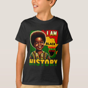 I Am Black History Month Youth Pride African Melan T-Shirt