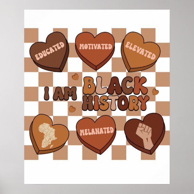 I am black history poster (Front)