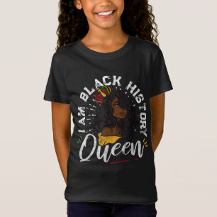 I Am Black History Queen African American Women Me T-Shirt