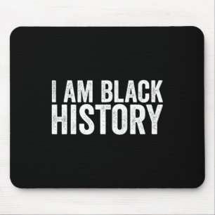 I Am Black History Shirt For Kids Boys Black Histo Mouse Mat