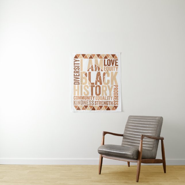 I am Black History Tapestry (In Situ)