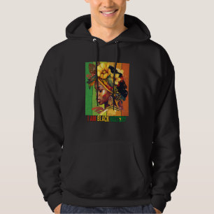 I AM BLACK HISTORY Women Girls Black Queen Month H Hoodie