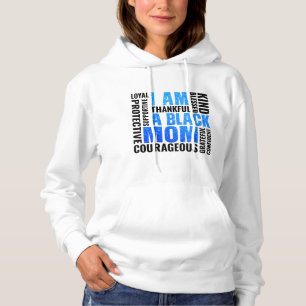 I Am   Black Mum Hoodie