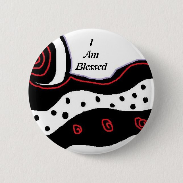 I am blessed - Badge (Front)