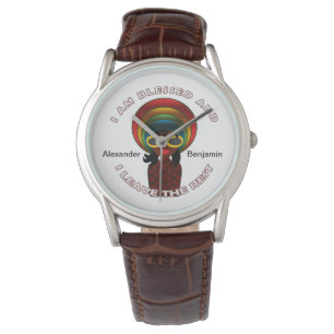 I Am Blessed Inspired Thankful Grateful Custom Watch