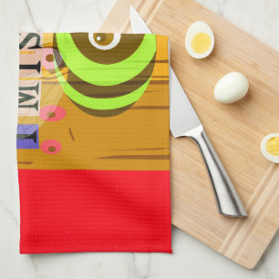 I Am Board, I Miss You Bee Art Print/Graphic Tea Towel